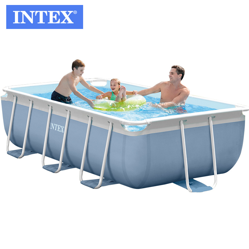 INTEX 26772 3M X 1,75 M X 0,8 M призматическая стальная рама, набор прямоугольных бассейнов