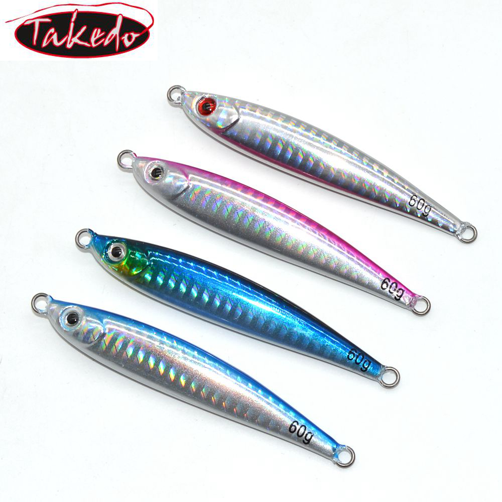 Takedo Приманка Световой, а так же 30 г, 40 г, 60 г 80 г глубоководных нож привести Металическая дергающаяся приманка морской быстро опускается на дно рыболовная приманка