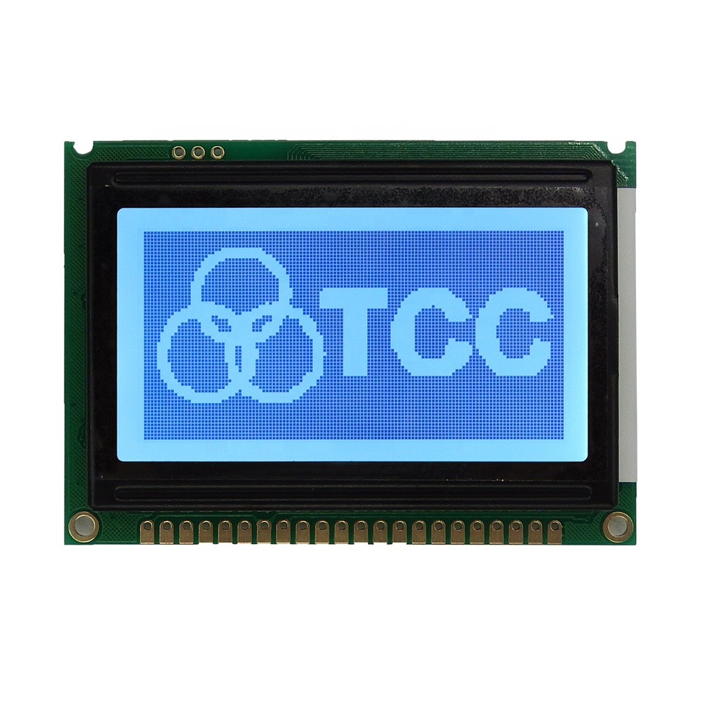 TCC (12864DZK) 22-pin маленький 128x64 3,3 v/5 v 8-битный параллельный/серийный экран fstn st7920 графический ЖК-дисплей модуль