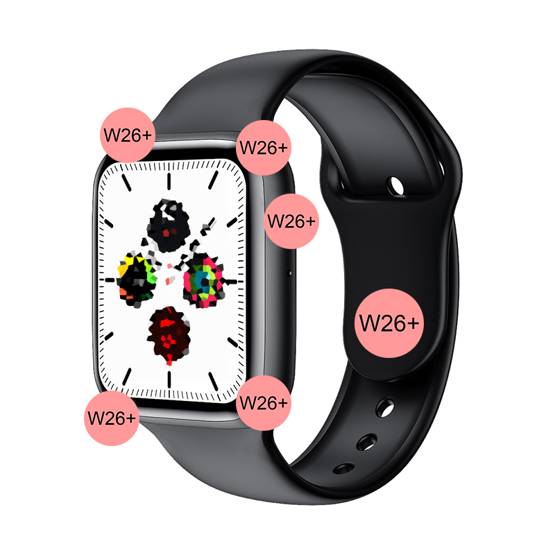W26 Smart Watch 2021 Waterproof Ip68 Smartwatch Full Touch Color Screen Bt Call Heart Rate Blood Pressure Reloj