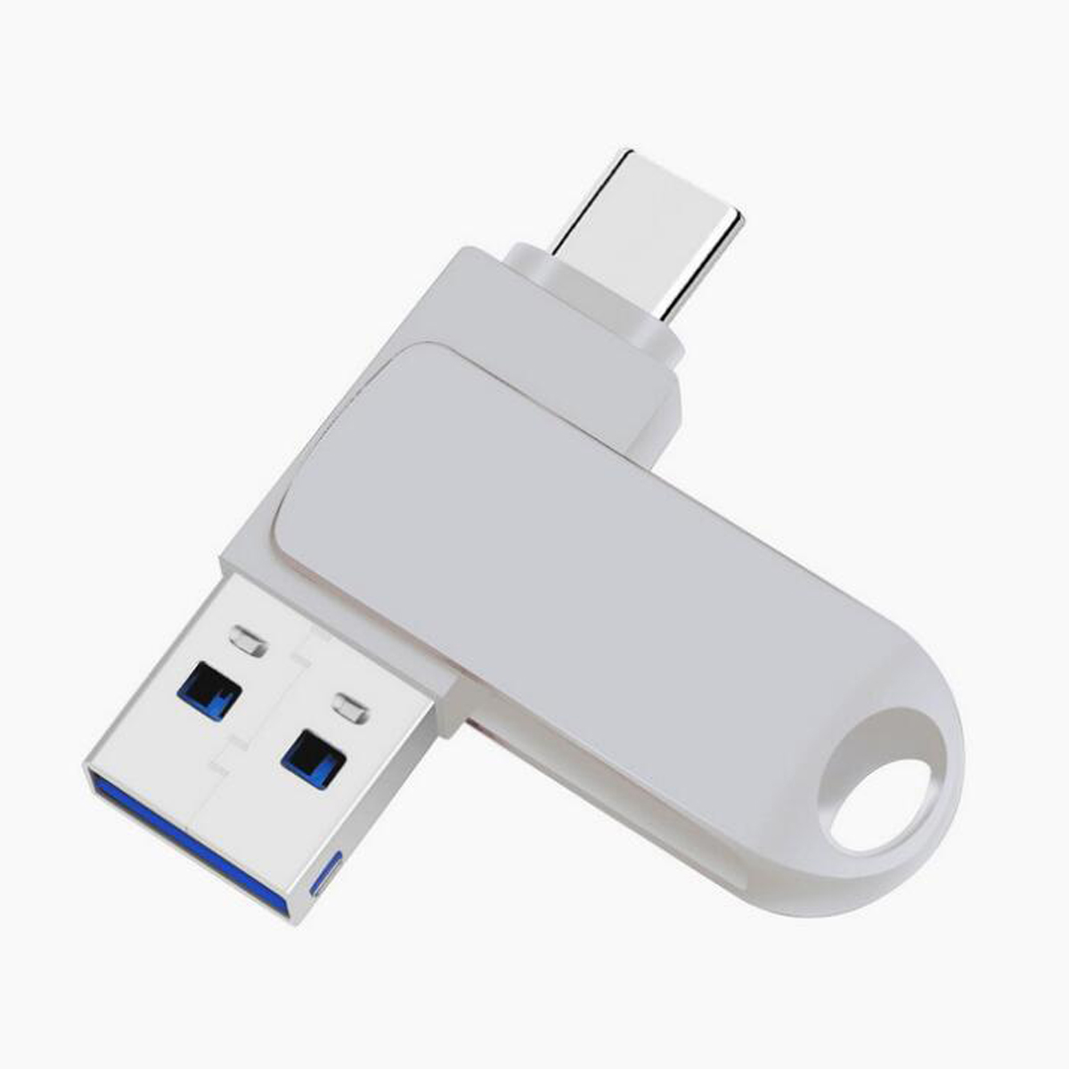 Флэш-накопитель OTG Type C может использоваться для маркетинговых подарков, флэш-накопители USB 2 и 1 с металлическим корпусом