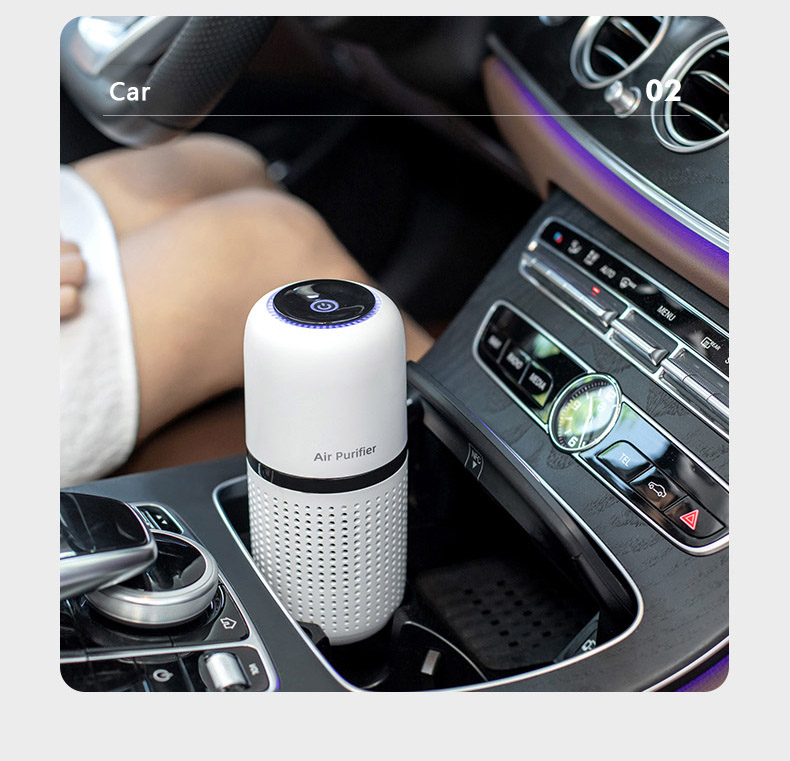 Горячая Распродажа 2020 Портативный USB мини автомобильный очиститель воздуха hepa фильтр дезинфицирующий стерилизатор удаляет пыль