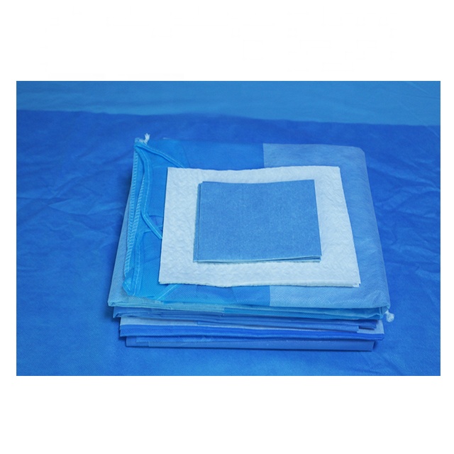 Single use surgical Urology drape packs disposable surgical kits
