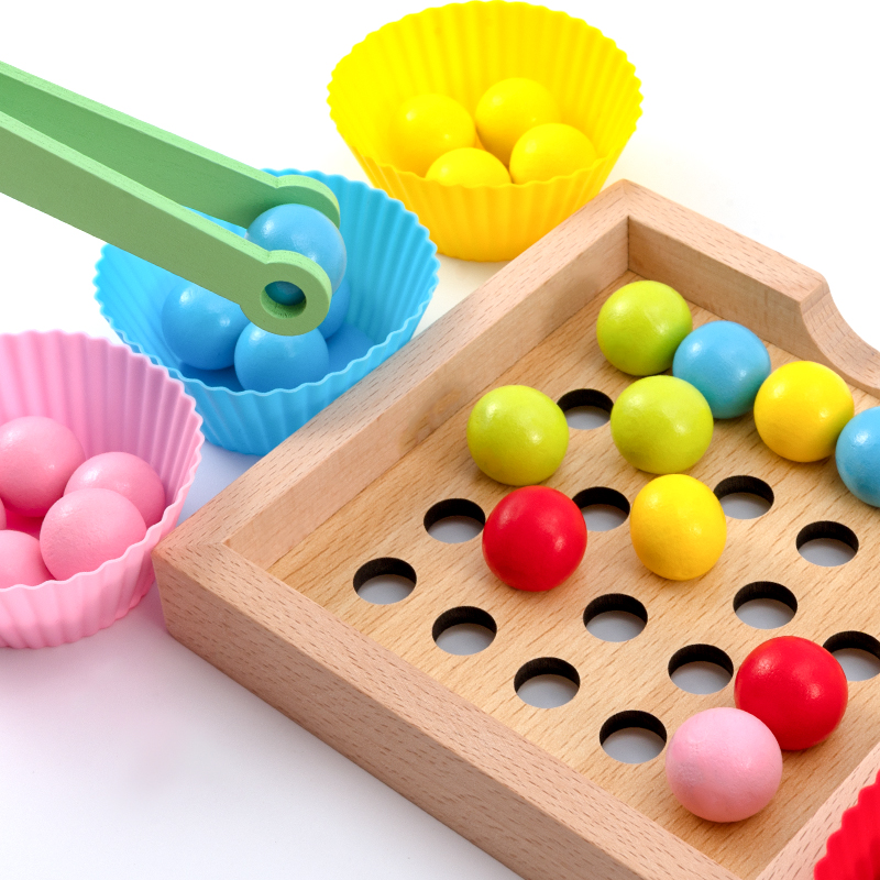 New Product Wooden Egg Twisting Machine bead Game Montessori Multi Function Children Educational Learning Toys For Kids Toddler