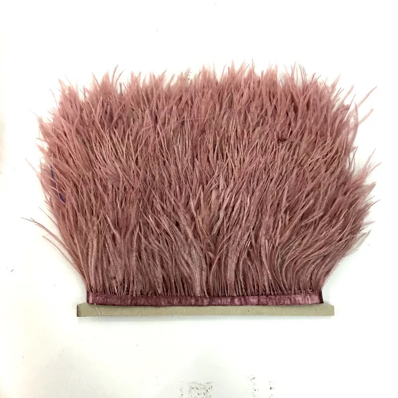 China Manufacturer high Quality Ostrich Feather Fringe Ostrich Feather Trim
