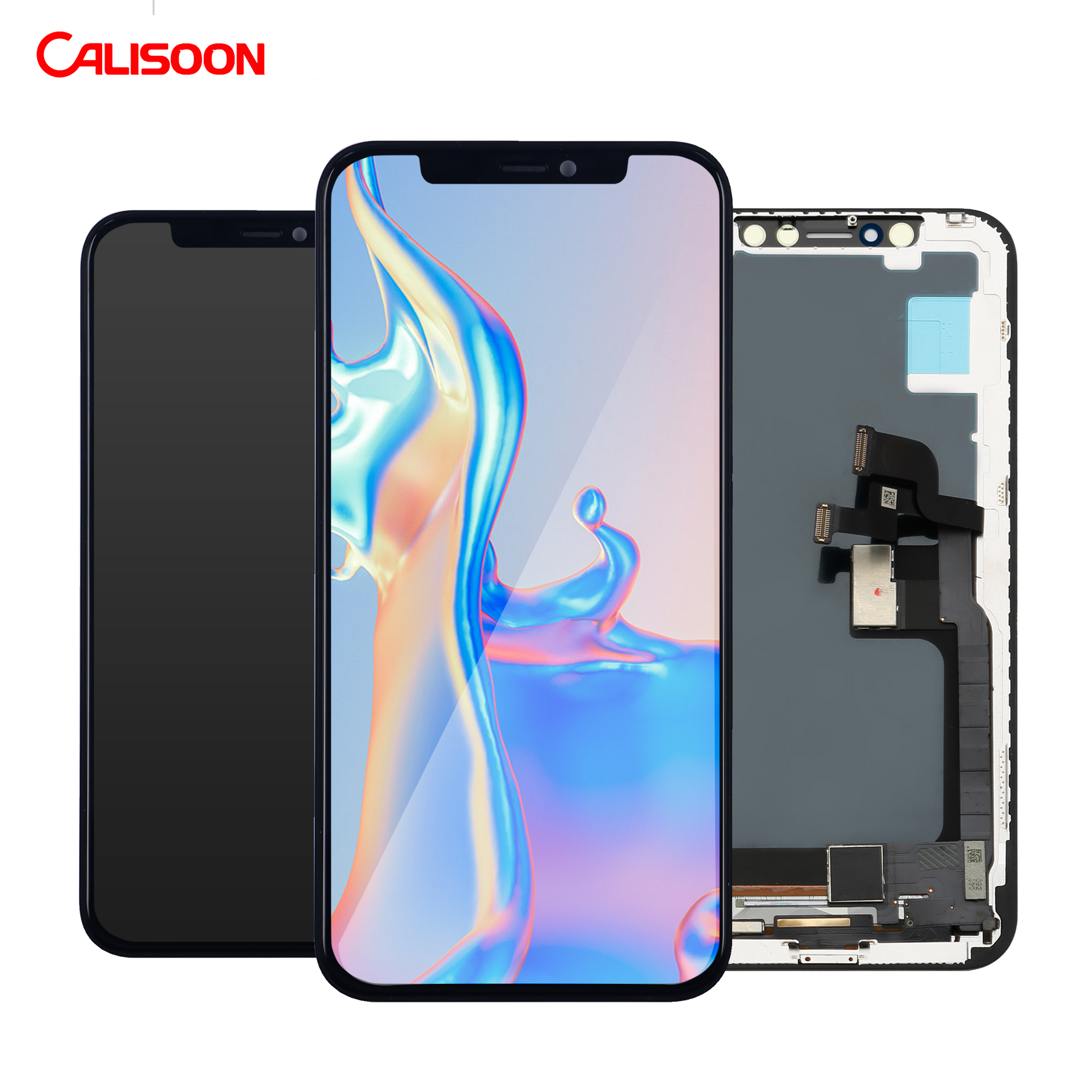 2021 новый бренд Calisoon Прямая Заводская цена Мобильный телефон OLED LCDs с дигитайзером в сборе ЖК-дисплей для iphone X