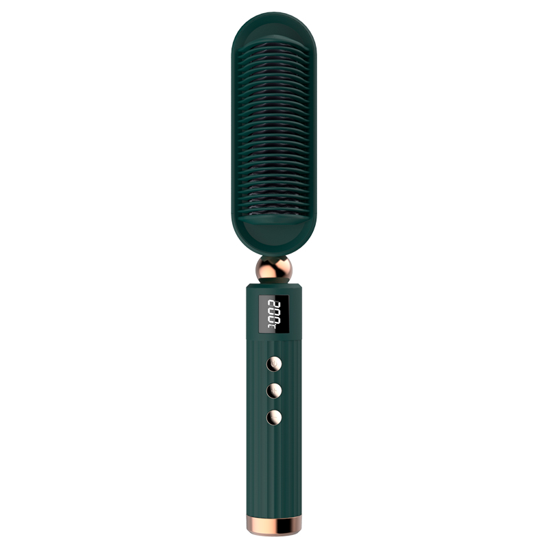 Hot Sale Electric Styling Comb Hair Blow Dryer Brush Straightener Ptc Heating Negative Ion Hair Straightening Comb
