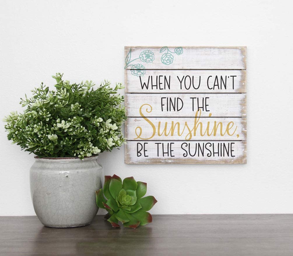 Wood Wall Decor Rustic Washwhite Wall Art Wooden Hanging Sign For Home Decoration
