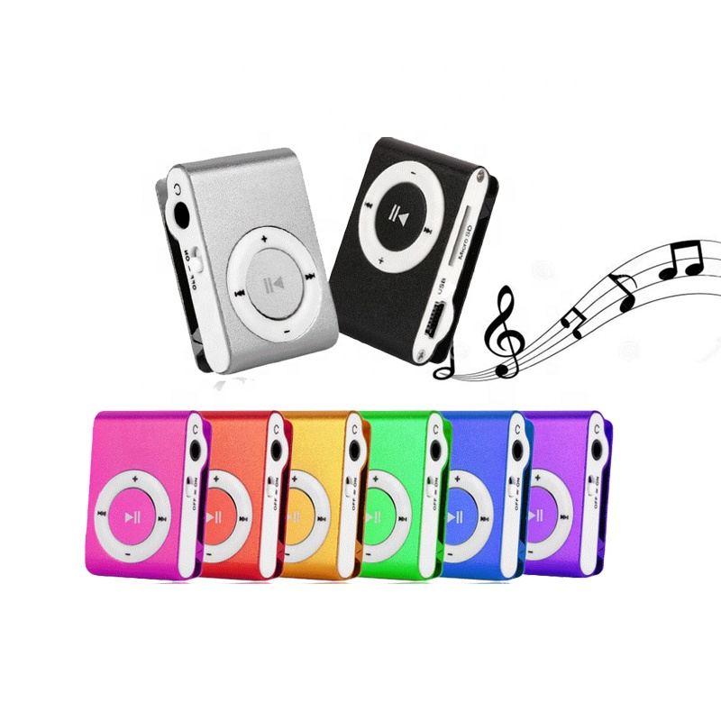 Модный Новый mp3-плеер, мини-USB музыкальный плеер с зажимом, поддержка SD TF карты, Портативные Простые mp3-плееры