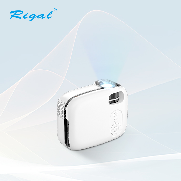 Rigal Мини 720P Led Proyectores домашнего кинотеатра Projecter Тонкий Карманный проектор видеопроектор