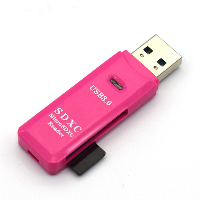 Дешевый мини-Пользовательский логотип 2 в 1 ноутбук ПК USB3.0 SD Micro SD кардридер