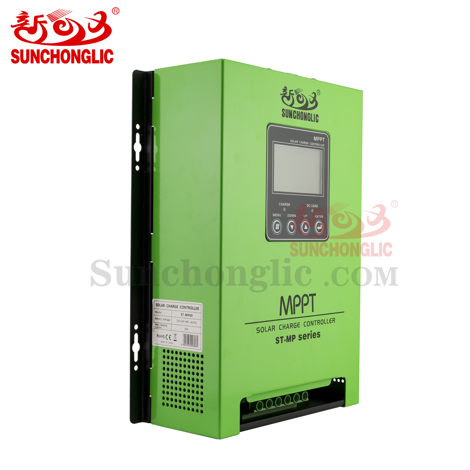 Солнечный контроллер заряда Sunchonglic 12V 24V 48V 60A MPPT