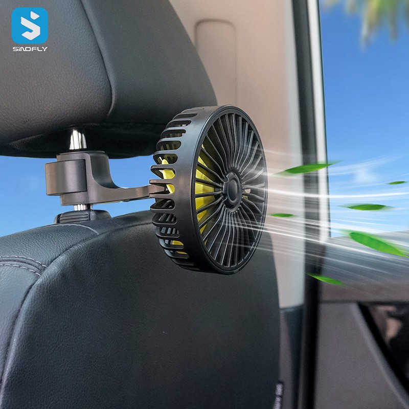 Портативный мини USB 12v автомобильный вентилятор охлаждения заднего сиденья