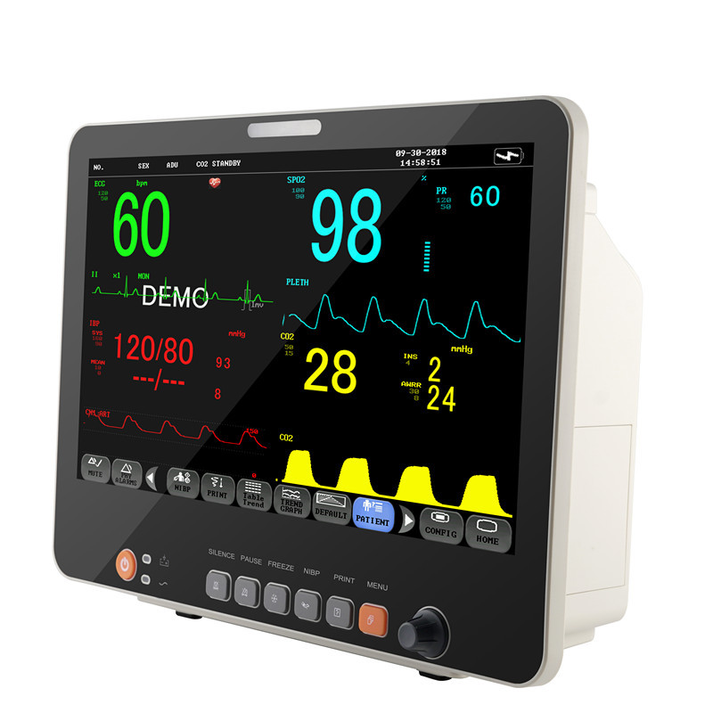 ICU Patient Monitor Ambulance Multiparameter Patient Vital Signs Monitor