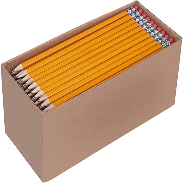 Stationery School Supplies Wholesale Pencils Wooden Children's Rubber Pencils Primary School Writing HB Pencils