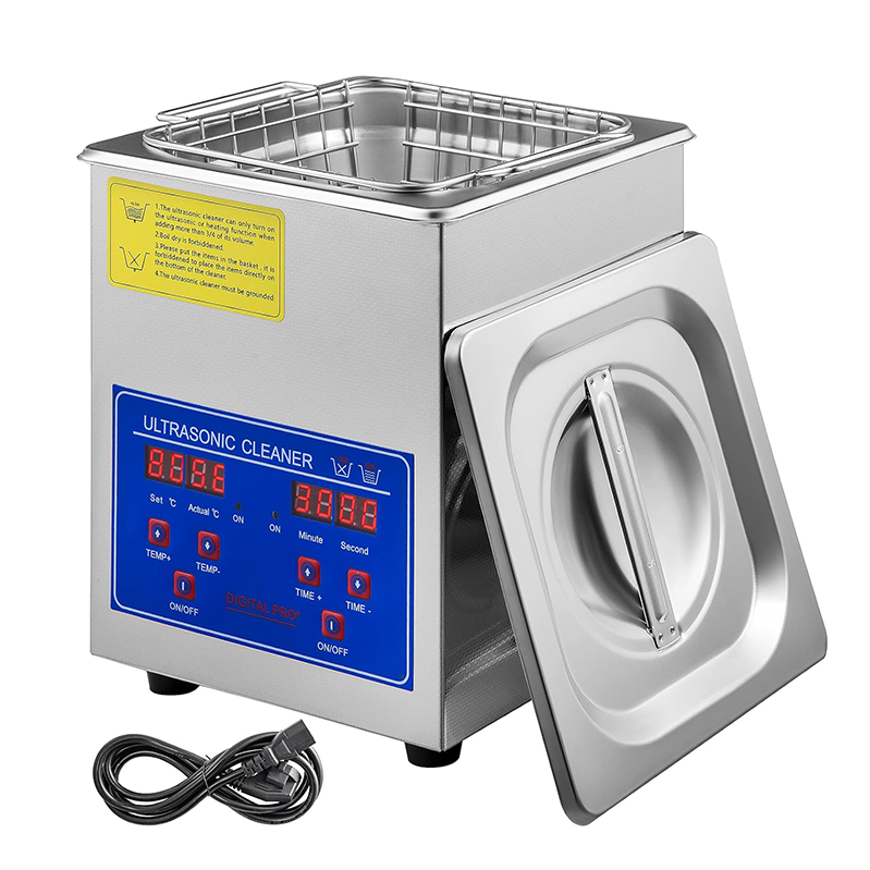OGMIE Portable 2L 60W 40Khz Household Ultrasonic Cleaner Jewelry for Cleaning Jewelry Glasses Dentures Razors Small Parts etc