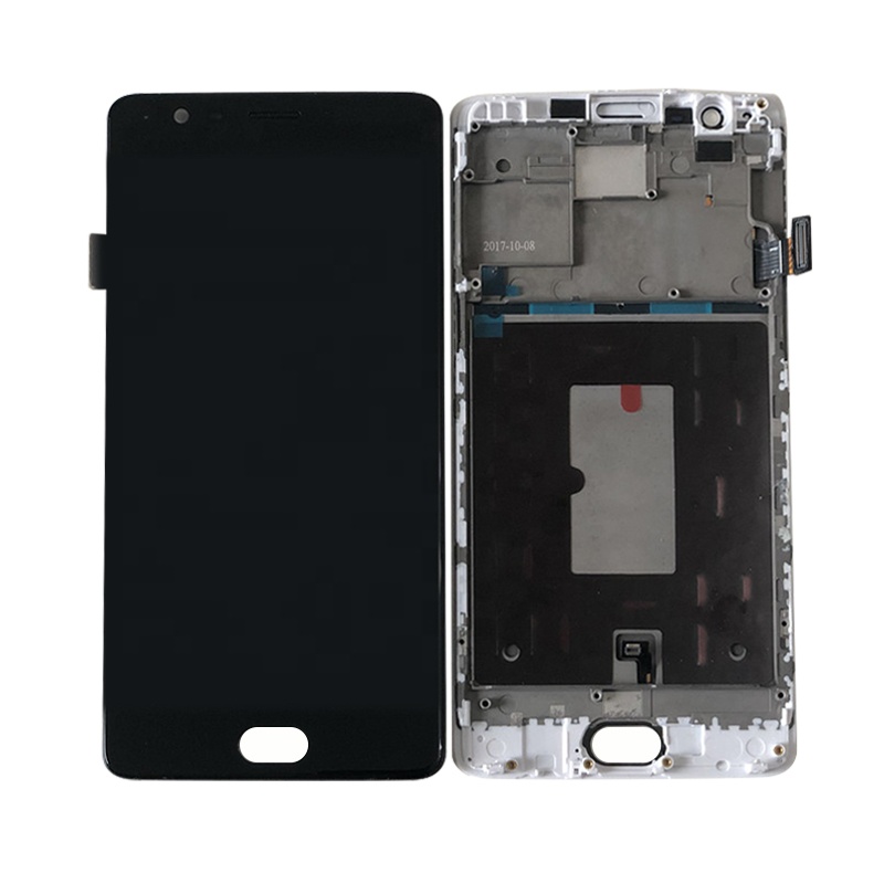 Оригинальный Amoled ЖК-дисплей для Oneplus 3T, сенсорный экран, дигитайзер, панель в сборе, рамка для Oneplus 3T A3010, ЖК-дисплей с рамкой
