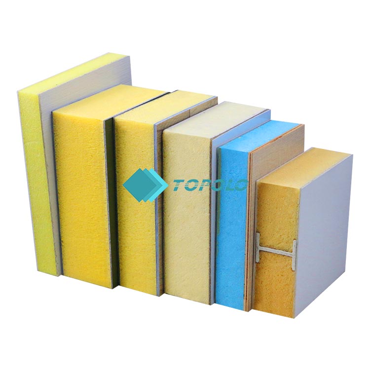 Customized Gel Coated FRP Foam Sandwich Panels для Truck Body и Wall Panels, China Factory