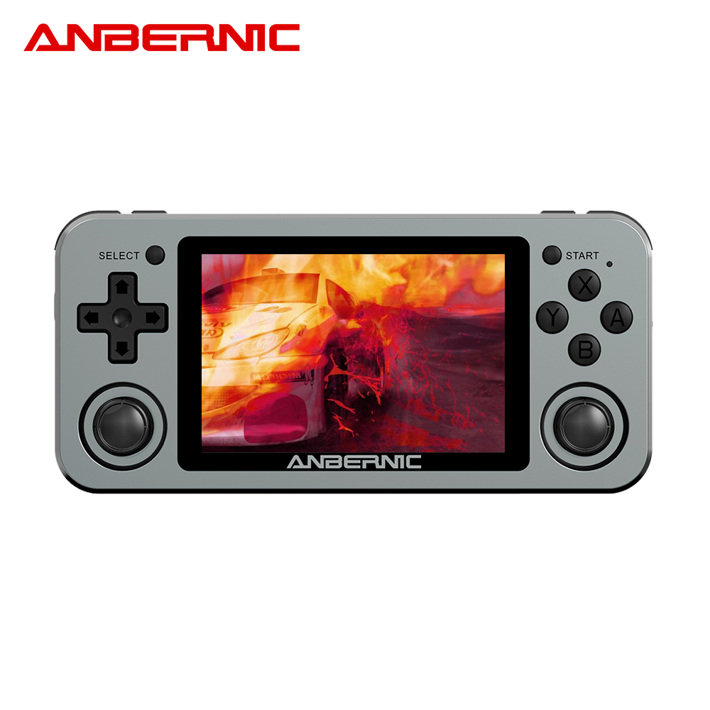IPS RG351M RG351P ANBERNIC Ретро игры PS1 N64 Wifi эмулятор портативный 2400 игр Встроенный 64G Mini Family Gi