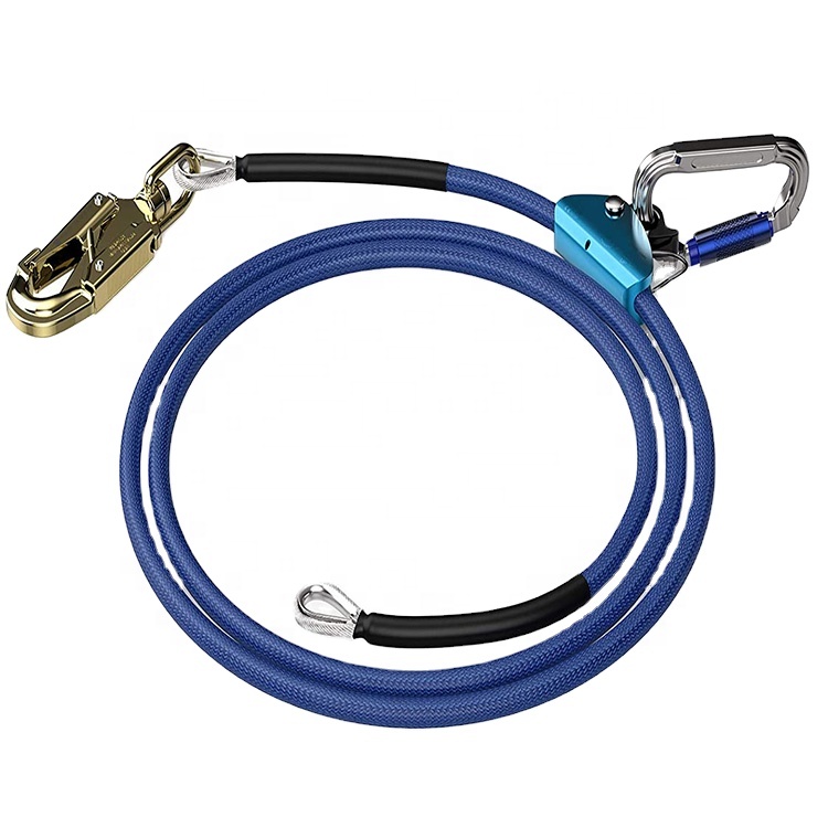  1/2x10ft  Tree climbing rope climbing triple-lock carabiner and rope grab
