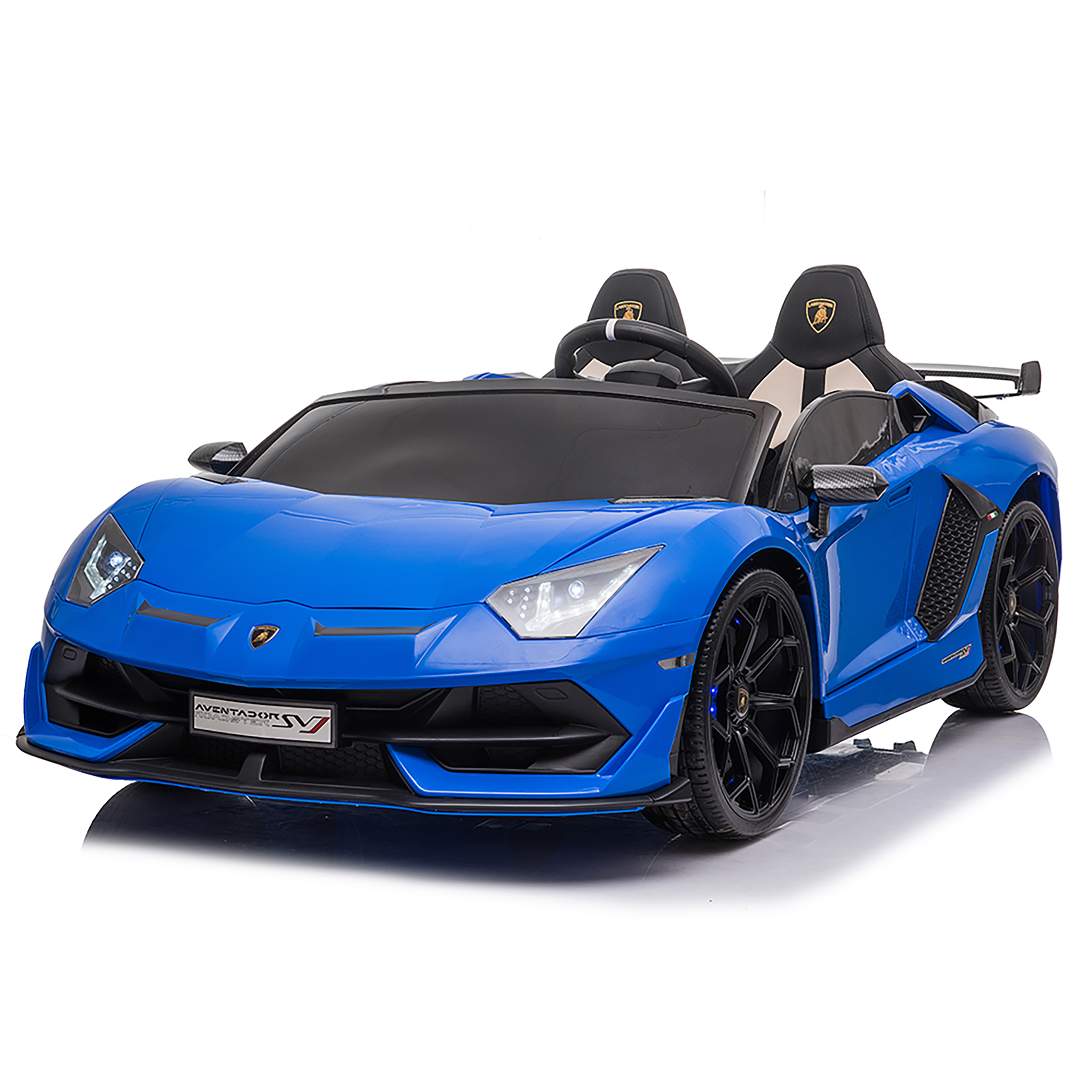 licensed Lamborghini Aventador SVJ Two Seat Electric Car For Kids 3 8 years old
