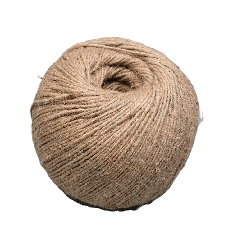 100% 3mm Jute Rope Jute Twine Natural Fiber Core for Packing / Decoration / Artworks