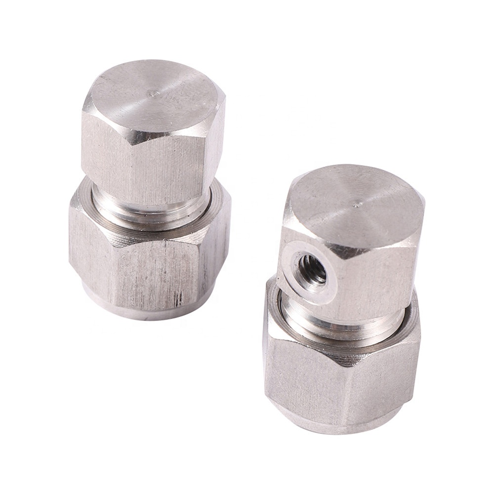 High Pressure Misting Nozzle System 3/8" Water Pipe Fitting Quick Non Slip Lock End Cap Connector