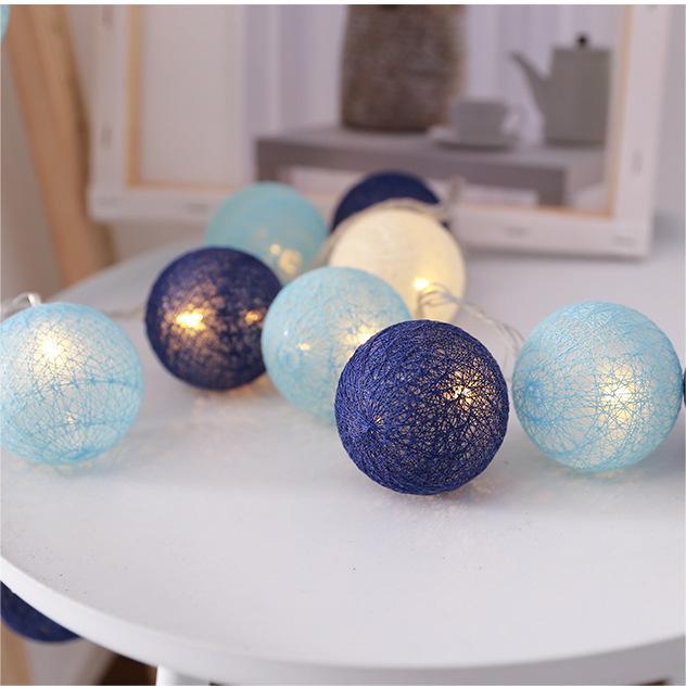 led party lights Cotton ball lights creative bedroom room venue layout dress up decoration led lights