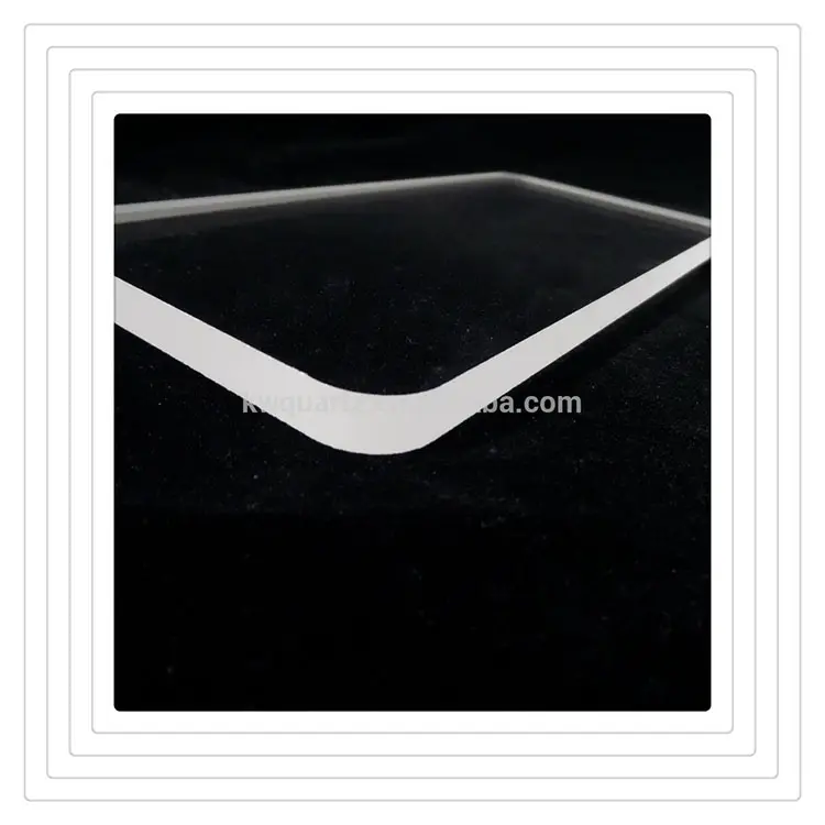 Manufacturer price High quality thick clear fused silica quartz thin glass plates sheet