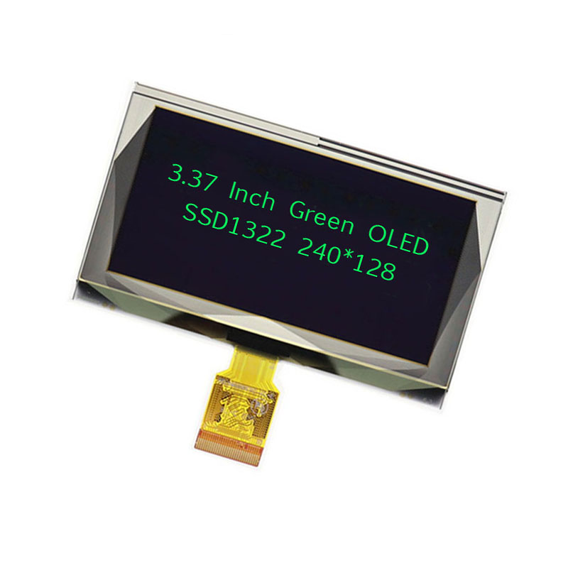 240x128 разрешение 3,37 "OLED дисплей с SPI I2C интерфейс зеленый 3,37 oled