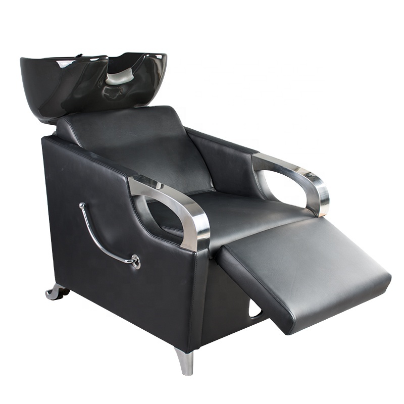 Barber Sink Equipment Hairdressing Equipment Shampoo Basin Backwash Units Iron Handle For Barber Shop