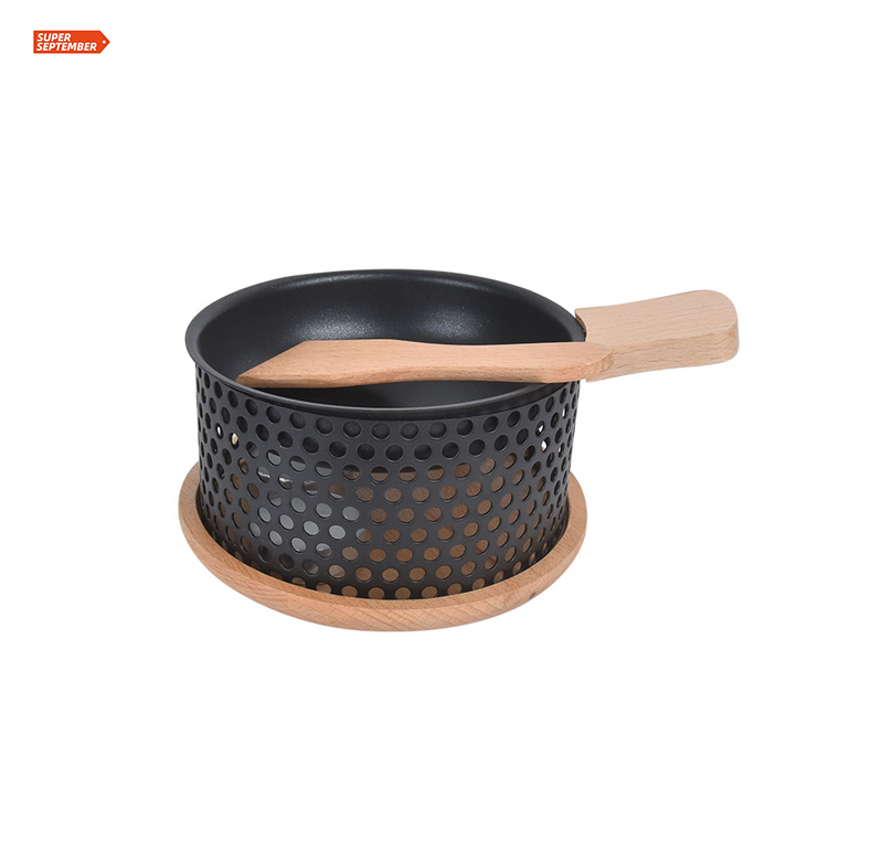 Ceramic Fondue Set Chocolate Fondue Pot Candles Cheese Boiling Water Stove Ceramic Cheese With Tealight