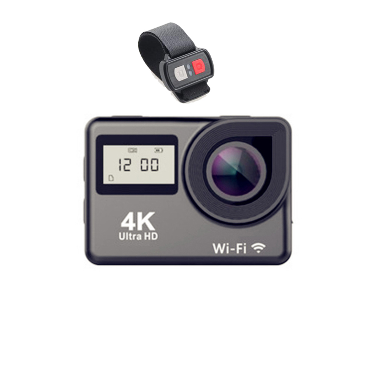 Спортивная Экшн-камера 4K с сенсорным ЖК-экраном, Wi-Fi, водонепроницаемость 30 м, угол обзора 170 градусов