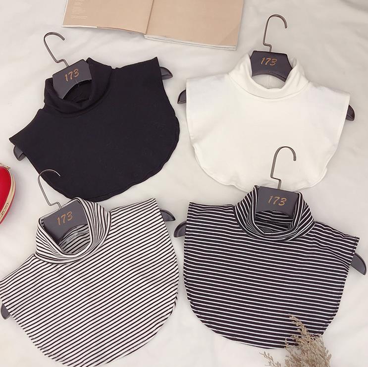 Hot sell warm winter detachable cotton high stretche knit fabric for tshirt neck fake collar