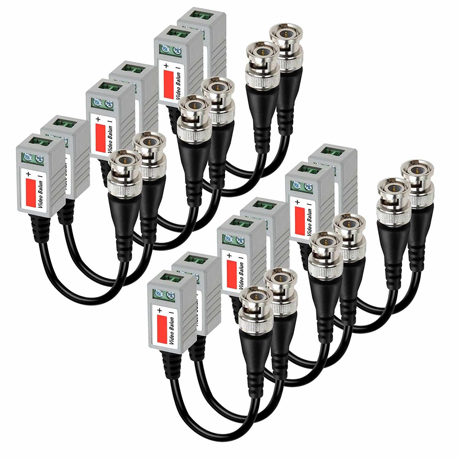Пассивный витой видеопередатчик с разъемом BNC на CAT5 RJ45 UTP для системы видеонаблюдения AHD DVR