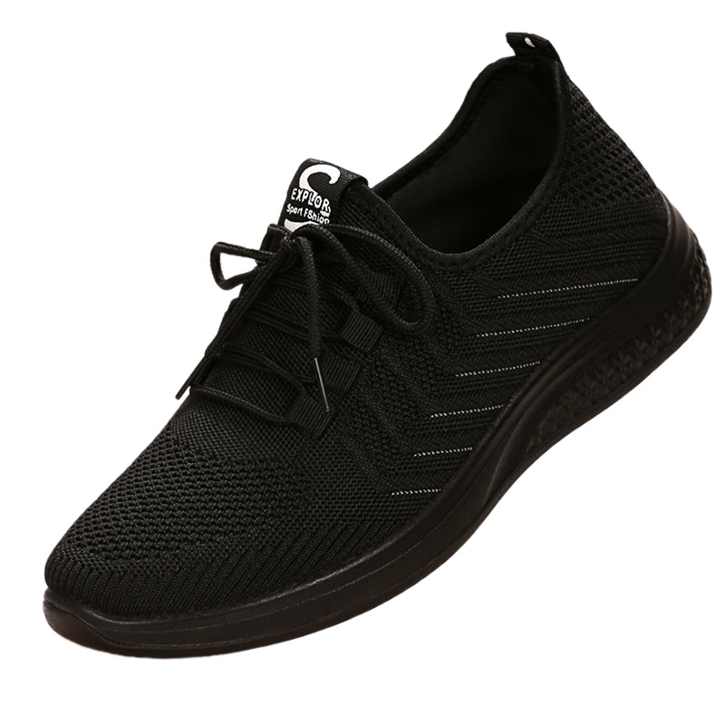 Wollet Spring Men Sports Casual Shoes Popular Deodorant Soft-soled Running Shoes
