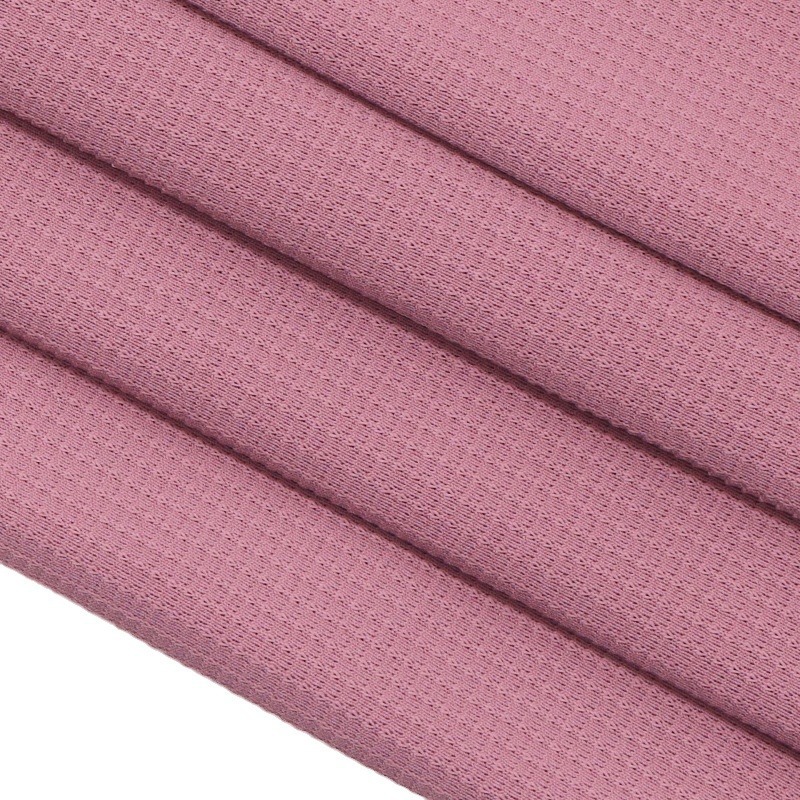 Custom Quick-Drying Woven Fabric Mesh Summer Sports Waterproof T-Shirt Dress Bag Uniform Garment High Porosity Knitted Design