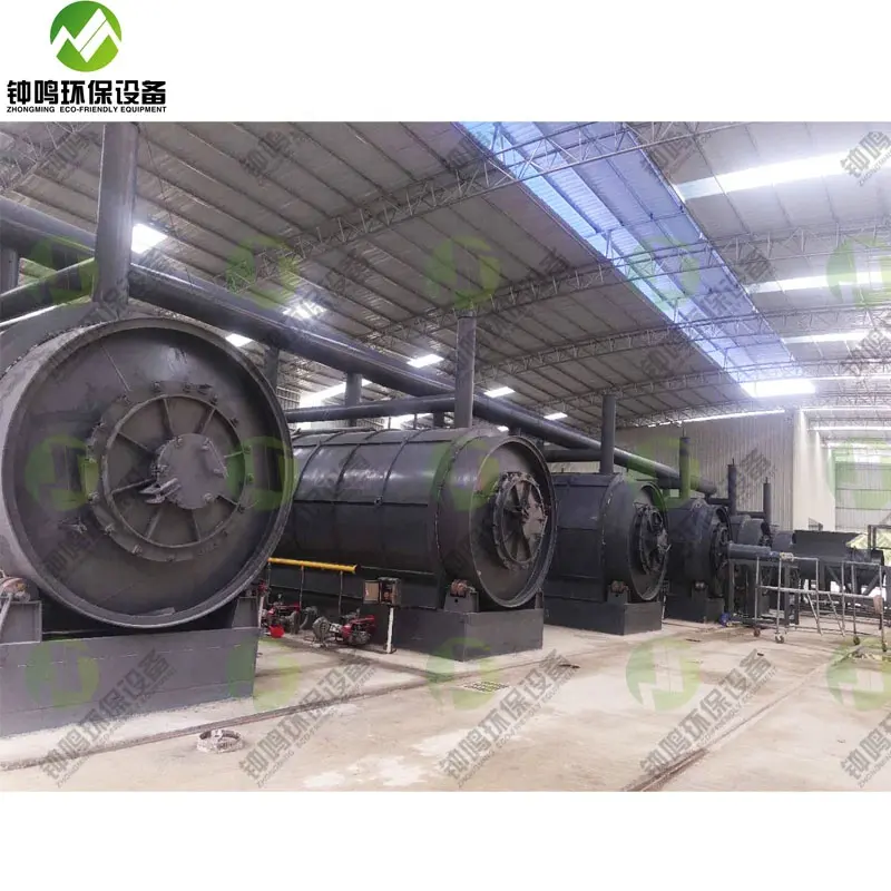 2021 New Design Waste Rubber Pyrolysis Furnace Machine Recycling Tire Plant