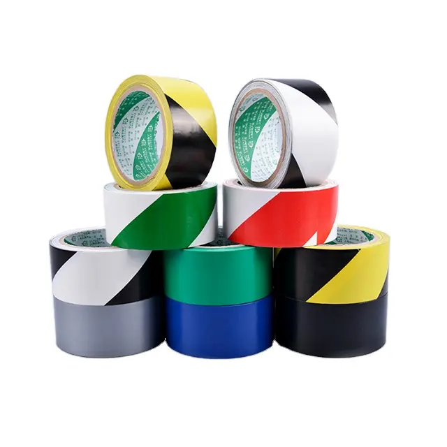 LDPE red and white plastic safety warning tape