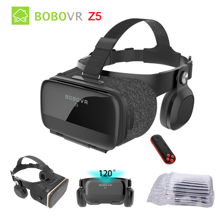 Оригинальные 3D очки виртуальной реальности Bobovr Z5, очки виртуальной реальности с эффектом погружения на Android 120 FOV Google Cardboard, шлем для смартфонов 4-6,2 дюймов