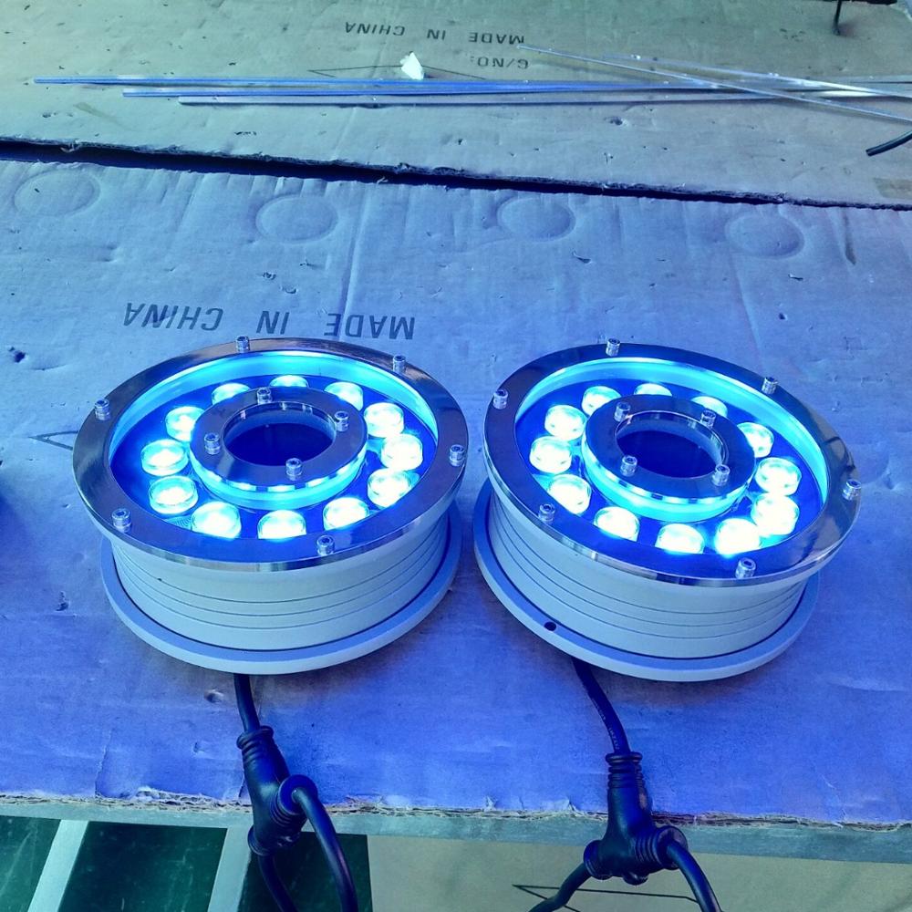 36W IP68 3 in 1 Ring Underwater LED Fountain Light 24V DC