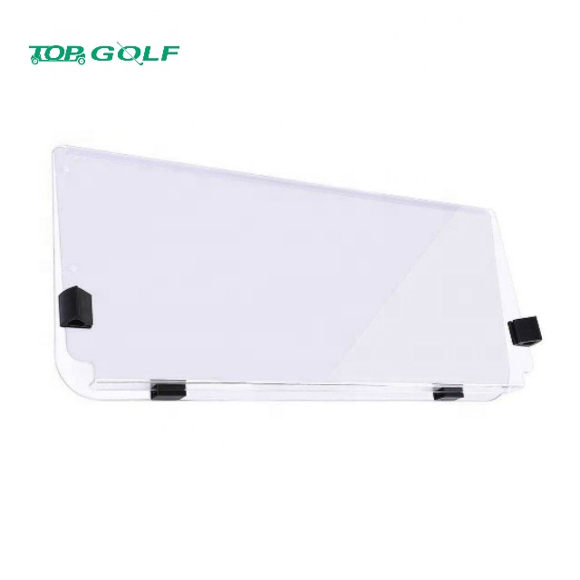 Hot Sale Custom Clear/Tinted Color Acrylic Club Golf Car Windshield