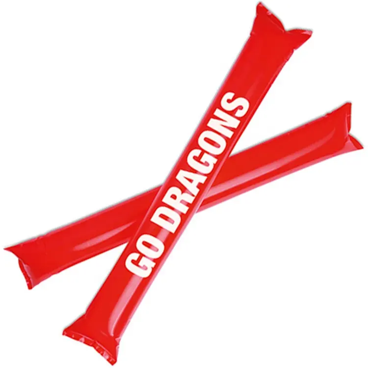 Надувные ПЭ шумоподавляющие палочки грома для спорта с индивидуальным логотипом
