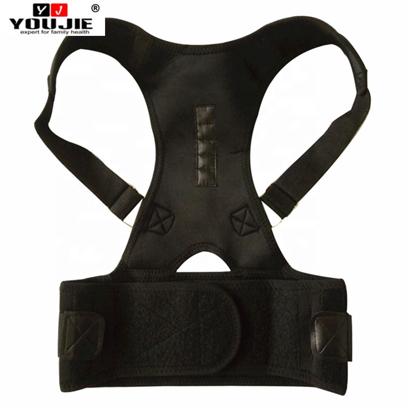 Men Women Shoulder Back Support Lumbar Strap Posture Corrector Adjustable Corrector De Postur