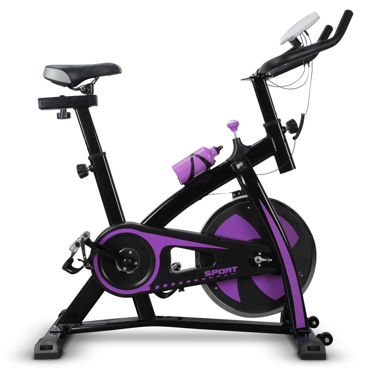 Selectable 6 Kg Flywheel Fitness Training Adjustable Knobs Indoor Exercise Spinning Bike With Display For Home Use