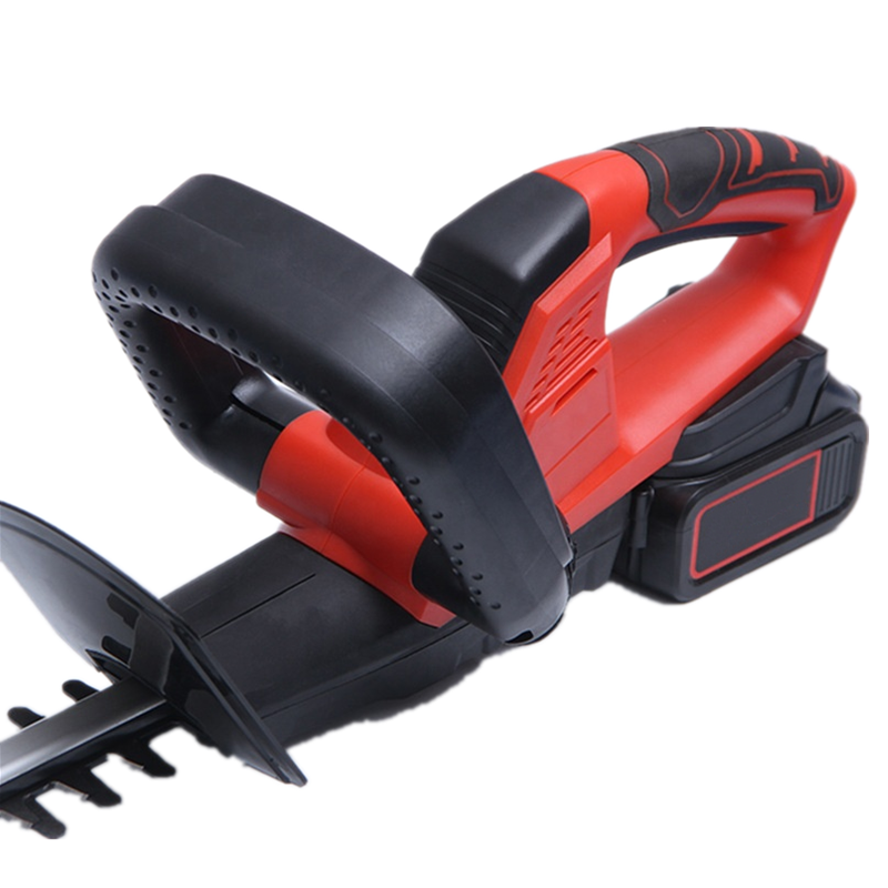 electric hedge trimmer portable grass trimming cordless powered 21v battery 4ah hedge trimmer