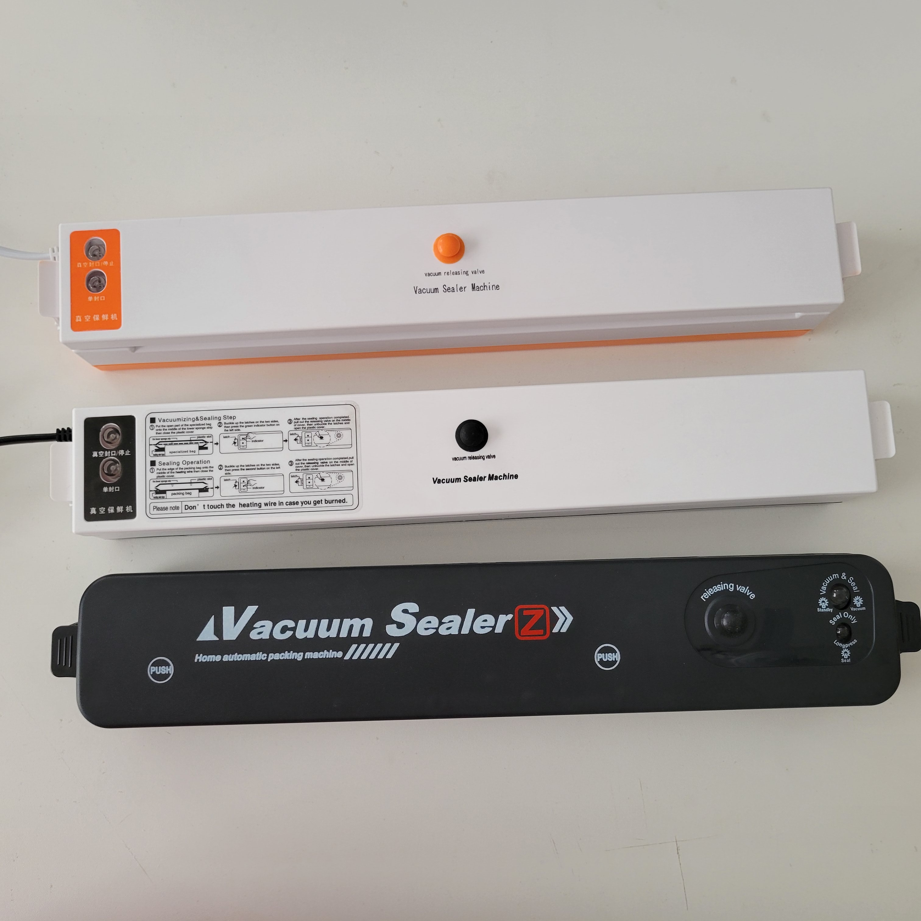 Customized Mini Portable Handheld Household Wet and Dry Manual Electric Plastic Vacuum Food Sealer for Meat Tea Grain Packing