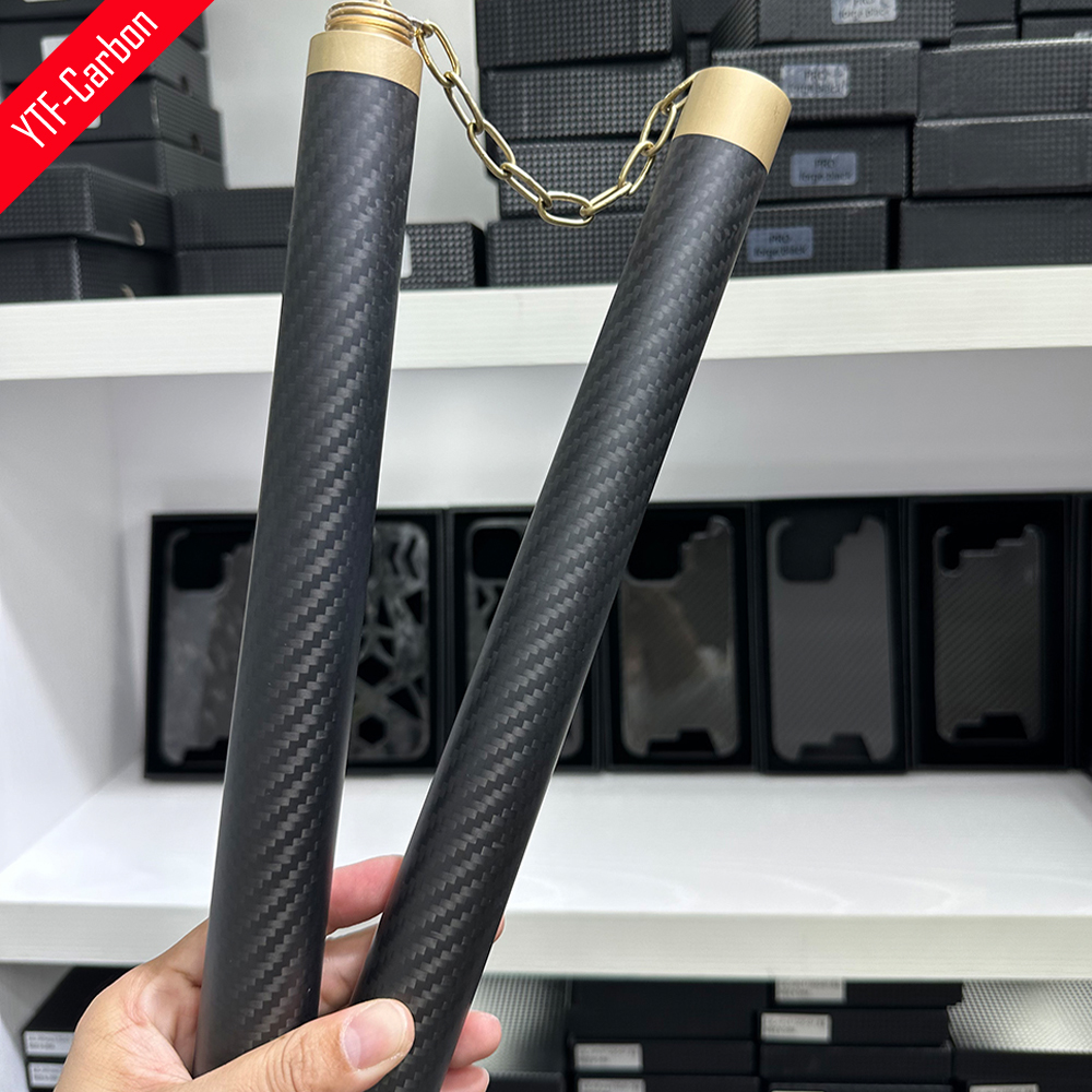 YTF-углеродное сухое углеродное волокно nunchaku лучший фитнес-партнер легко носить с собой также подходит для любителей боевых искусств углеродное волокно