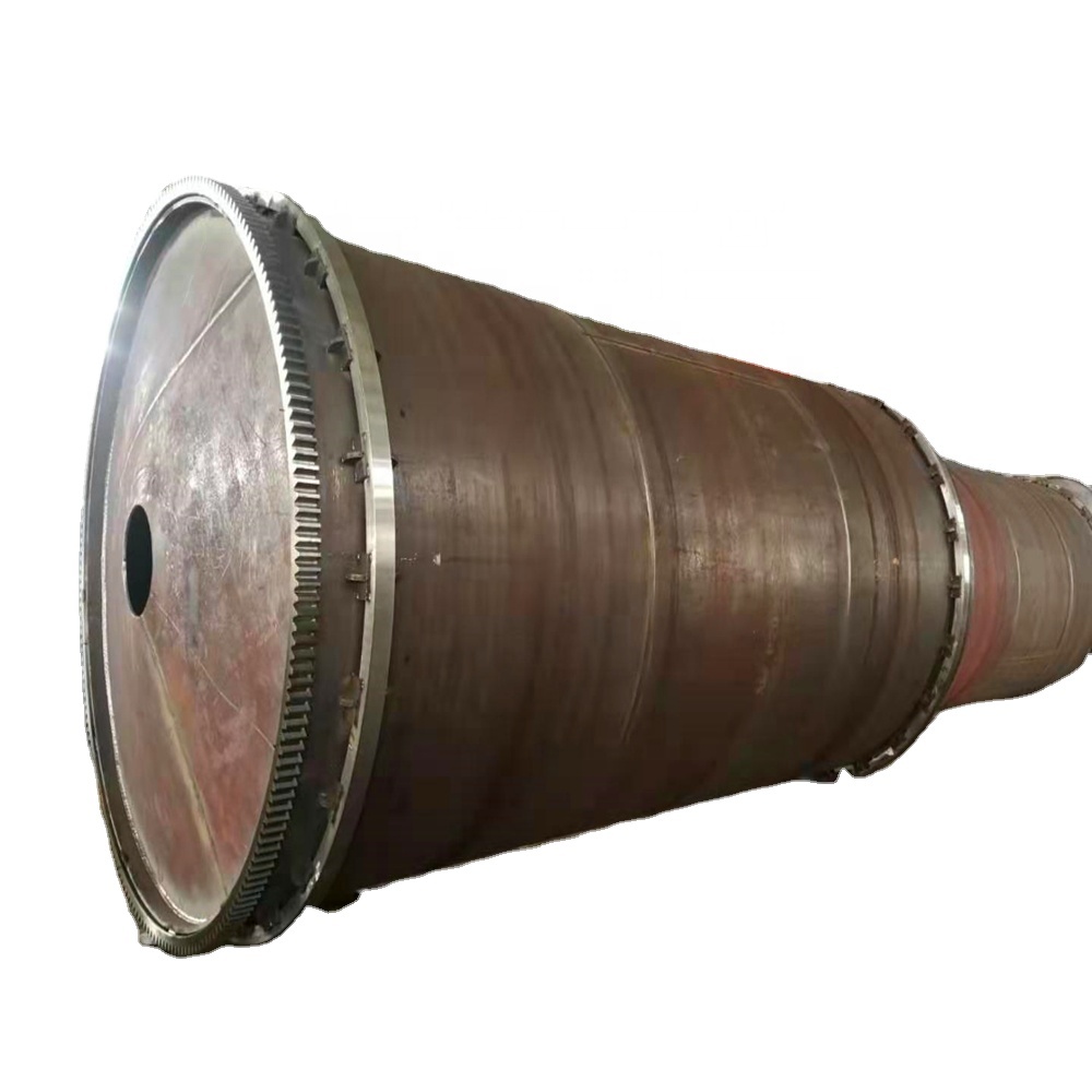 New designed Lathe made Door with double Location rings pyrolysis plant plastic container