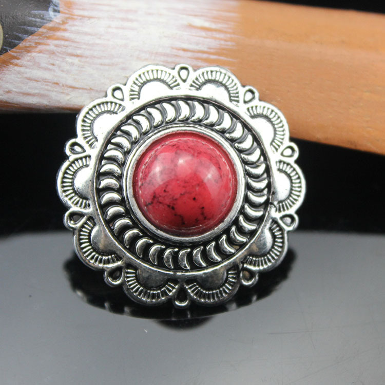 Высокое качество Новая мода цветок DIY Western Conchos с камнем для кожаного кошелька кошелек